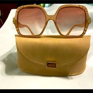 Chloe Vera 55MM Oversize Square Sunglasses
